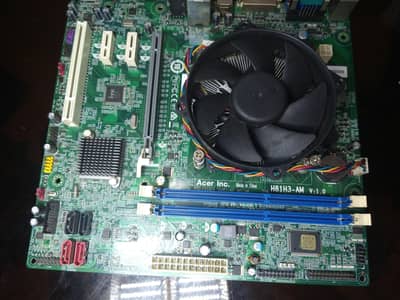 Intel 4th generation Motherboard H81 Processor,CPU Fan, Power Supply