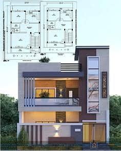 I will create 2d and 3d House plan or maps and architecture drawings