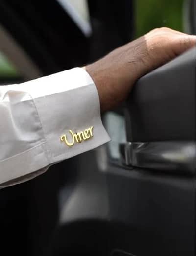  Customized Name Cufflinks – Premium Look 