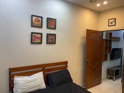 1BHK Fully Furnished Flat Available For Rent In Block H-3 Johar Town Lahore