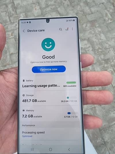 Samsung s 22 ultra dual sim official pta approved 12/512 03457972001