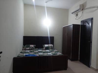 Fully Furnished Studio Flat Available For Rent Near By Expo Centre Block H-3 Johar Town Phase 2 Lahore.