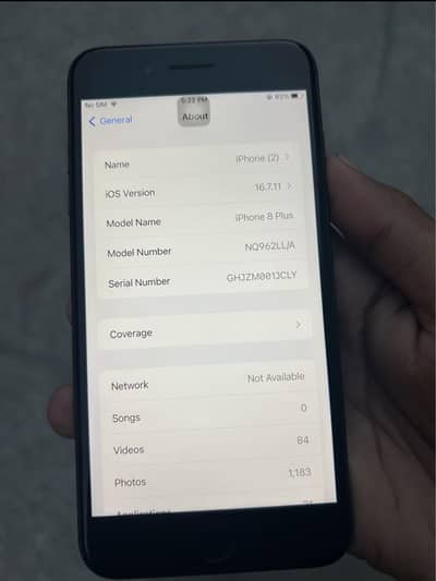 iPhone 8 Plus 64 gb battery health 81 True Tone and finger ok