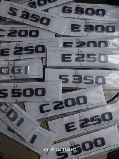 C200 E200 E250 C63 E63 S500 S550 AMG LOGO EMBLEM MONOGRAM