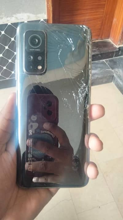 redmi 10t only back break original box available.