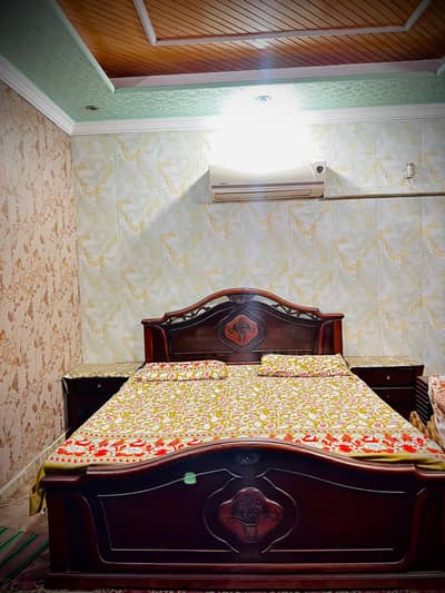 new bed with side tables new