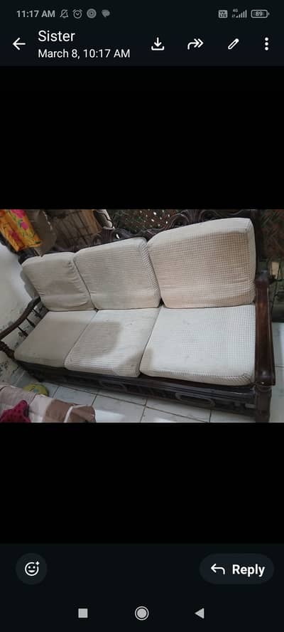Sofa set pure wood