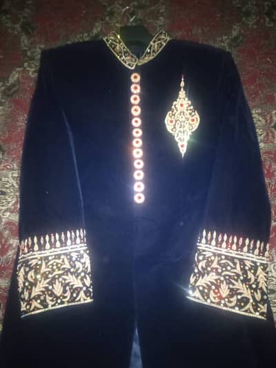 Velvet sherwani for sale