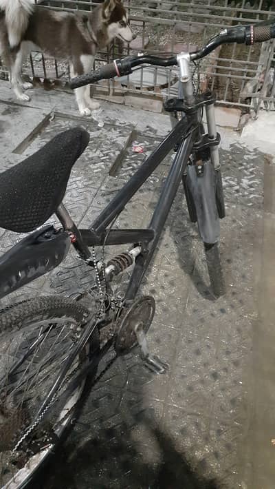 Black speed gear bicycle