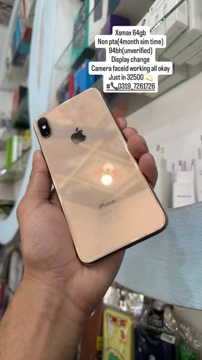 Iphone xs max non pta fu 4 month sim time