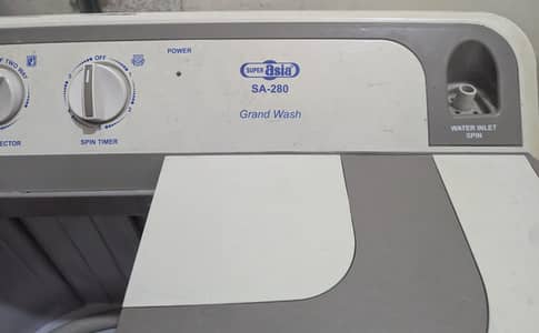 Super Asia Washer and dryer (SA-280)