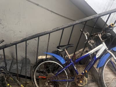 Cylcle sale in blue colour imported