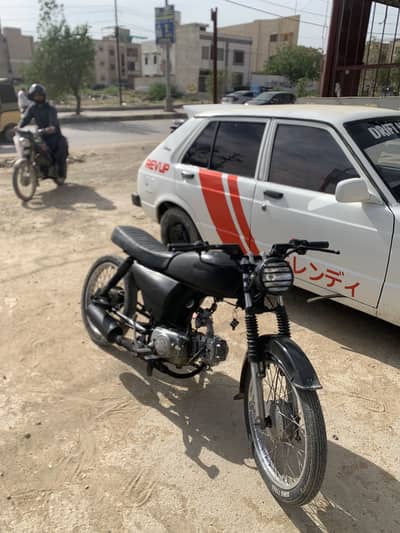 70 convert in cafe racer