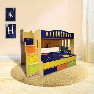 Bunk bed | Kid wooden bunker bed | Baby bed | Double bed | Triple bed