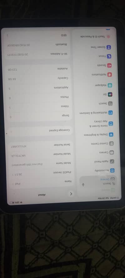 iPad mini 6 and box and charger cable jenion