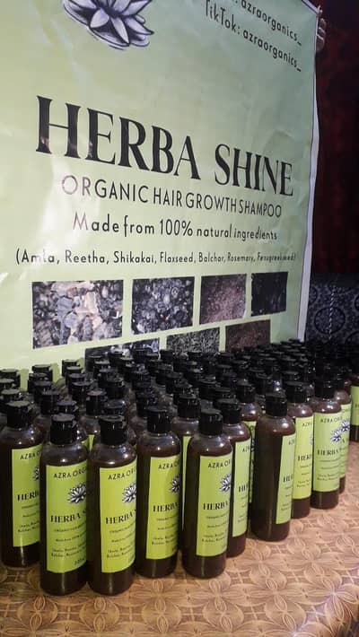 Organic/ Natural Hair Growth Shampoo by Azra Organics.