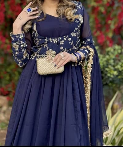 Chiffon frock / maxi