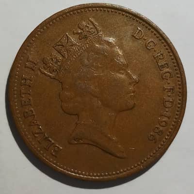 TWO PENCE 1986 COIN