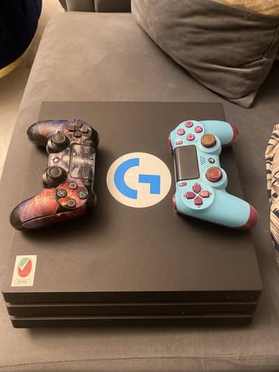 Slightly Used PS4 Pro 1TB for Sale 2 Controllers + Games Never Opened