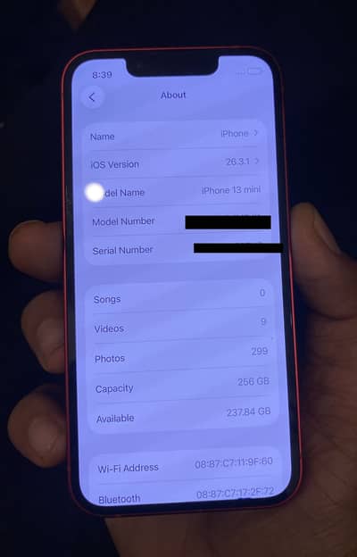 iPhone 13 mini (product red)