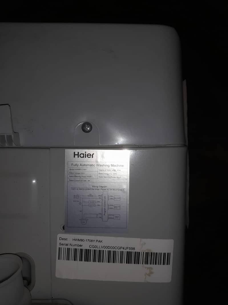 Haier fully automatic watching machine 2