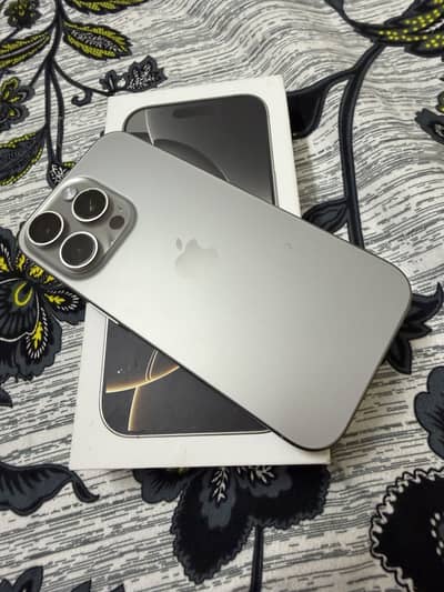 Iphone 16 Pro with box Sim Locked