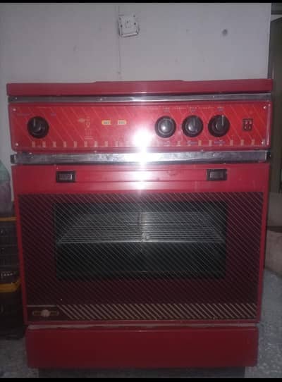 NASGAS SG-327 3 Burner Cooking Range - Red  Color