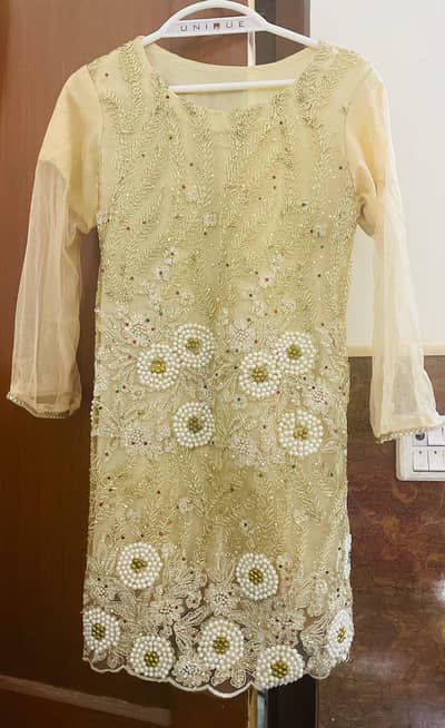 fancy kurtii with unstich kapra new