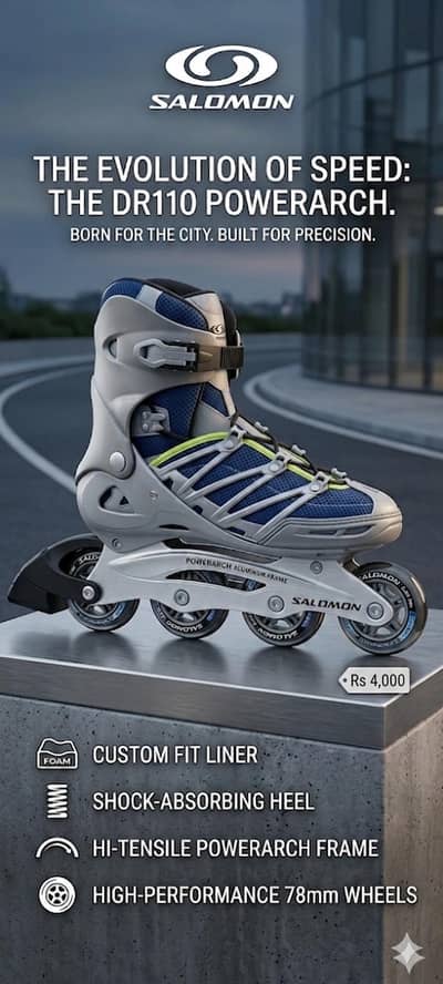 ​ Salomon DR110 PowerArch – Professional Inline Skates