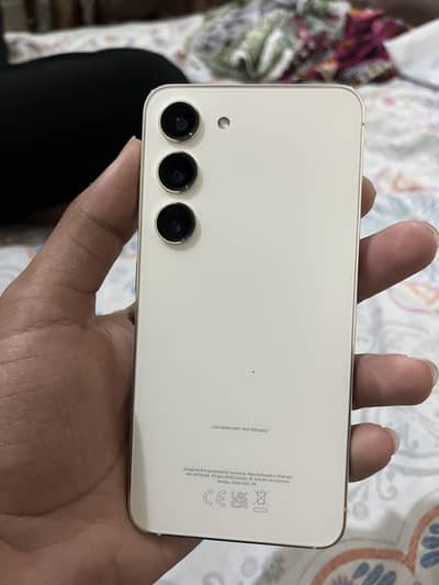 Samsung s23 10/10 un used all ok 4 months sim time dual physical pta