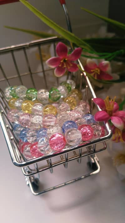 Elegant beaded bracelets, different colours