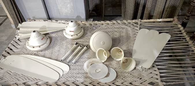 Royal fan 3 same and design with all accessires very good condition