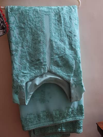 3 piece chiffon suit