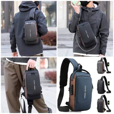 Shoulder Chest Bag – Stylish Crossbody Sling Bag for Men & Women