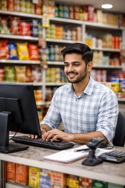 Computer Operator required for billing at general store