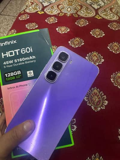 Infinix hot 60i 6gb 128gb 9 month warranty