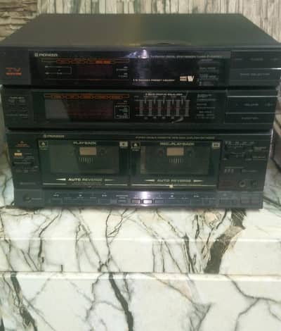 Japanese Amplifier with Tuner Pioneer Stereo Cassette deck 03004331882