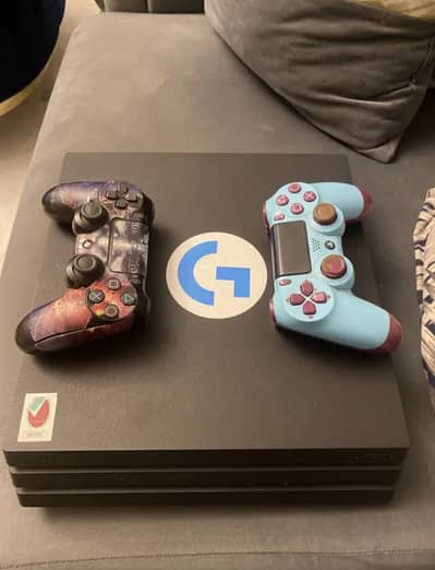 Slightly Used PS4 Pro 1TB for Sale 2 Controllers + Games Never Opened