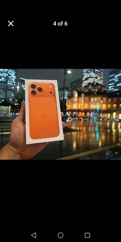 iphone 17 pro max cosmic orange 512gb pin packed bought from japan