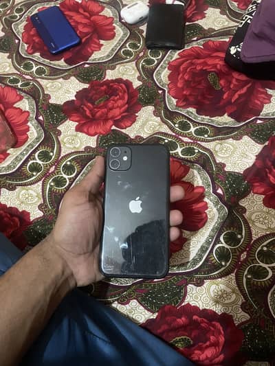 Iphone 11 64 Jv screen brake ha mager touch 100 percent ok hay