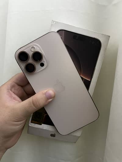 Iphone 16 Pro Max 256GB with Complete Box PTA Approved