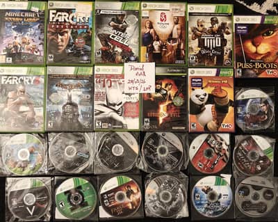 53 Used Xbox 360 Games Bundle