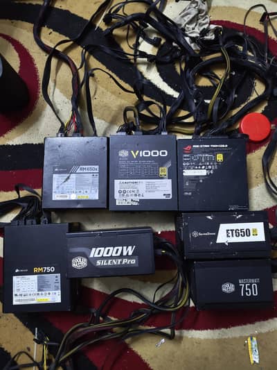 gaming power supply 650watt 750watt 1000watt Gold psu Corsair gtx rtx