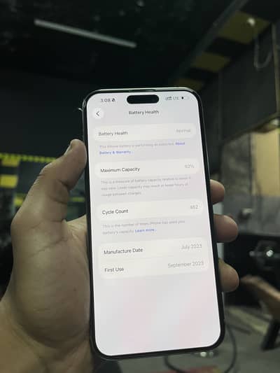 IPHONE 15 PRO MAX   256GB. PTA APPROVED