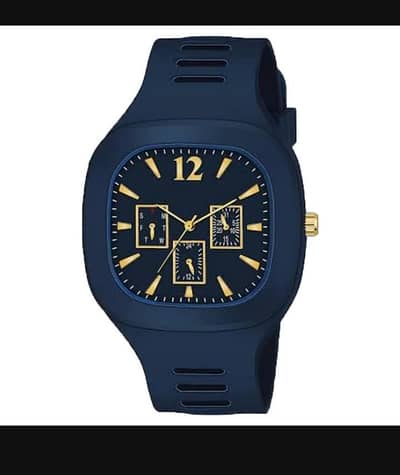 Premium Silicone Strap Watch – New Design