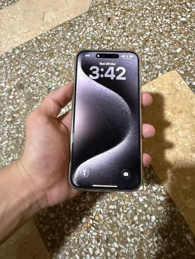 iPhone 15 pro max , pta prove double sim