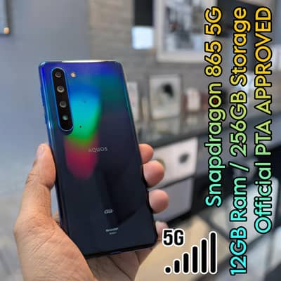 Snapdragon 865 5G | Aqous R5 | 12GB Ram | 256GB UFS | Lifetime PTA Tax