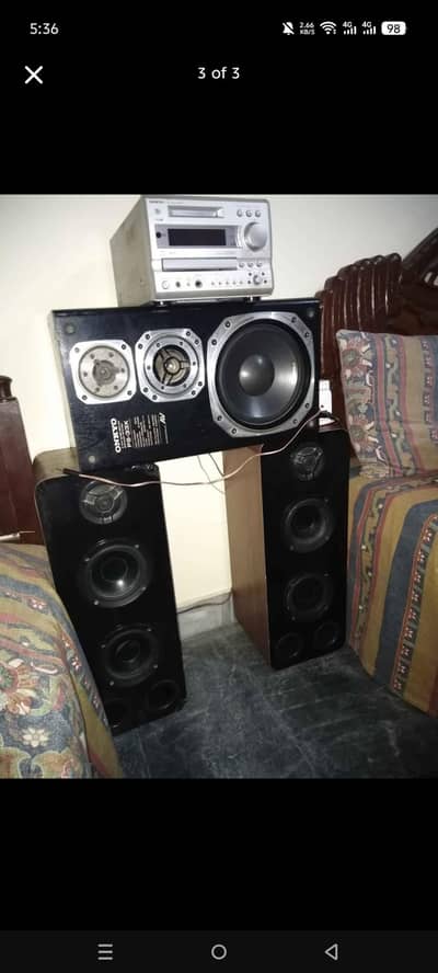 Onkyo ka amplifier and speakers