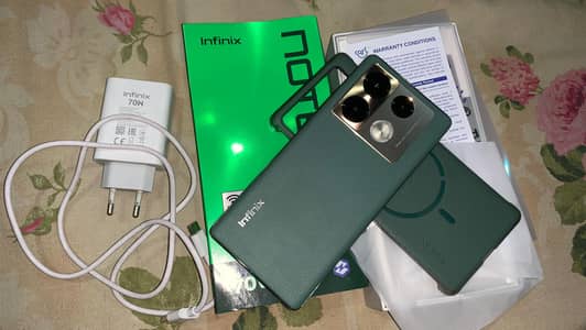 Infinix Note 40 Pro Complete Box 10/10
