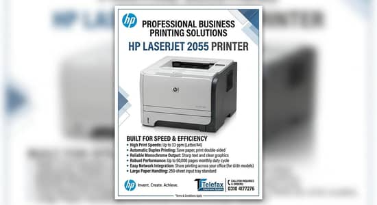 Hp LaserJet P2055 | 35 PPM | USB | 10/10 Condition